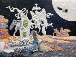 Spacex Starship Future Worlds 1-Mixed Media